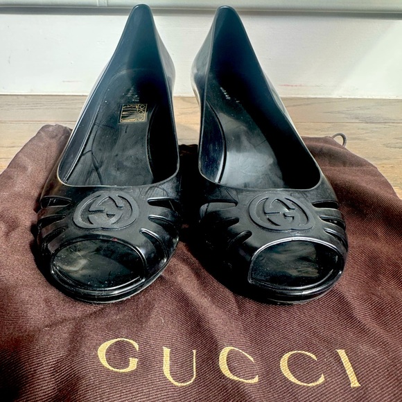 Gucci rubber wedge - Picture 1 of 5